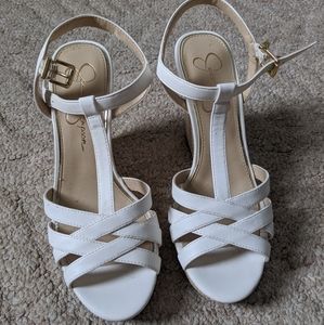 White Platform Heels
